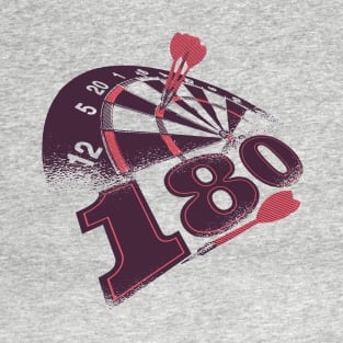 One Hundred Eighty 180 Dartboard T-Shirt